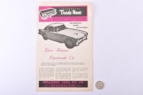 REPCO: 1959 Research Experimental Car.
