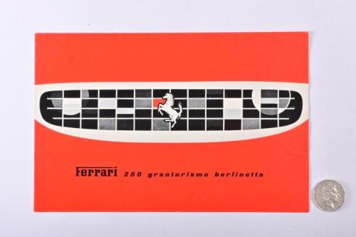 1961 FERRARI: 250 GT Berlinetta brochure