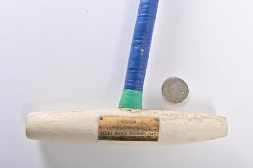 ROLLS ROYCE: Polo mallet by Pacific, awarded in 1990.