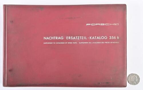 PORSCHE: An original Type 356 B Supplement to Catalogue of Spare Parts from September 1961