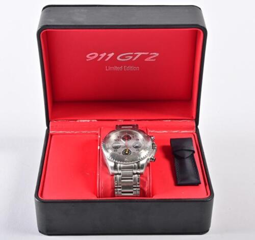 PORSCHE: 911 GT2 Limited Edition Chronograph Watch, 191 of 199 worldwide.