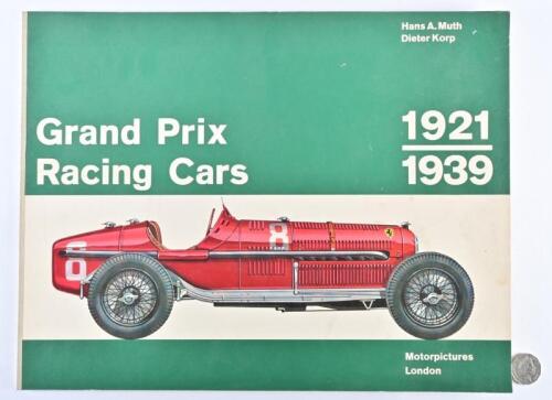 GRAND PRIX: A very large bound portfolio of prints "Grand Prix Racing Cars 1921 - 1939" (14 lose prints within)