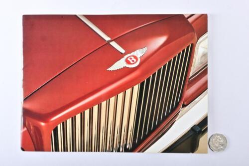 1987 BENTLEY: 8, Mulsanne,Turbo R & Continental brochure.