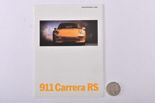 PORSCHE: 1995 Porsche 911 993 Carrera RS brochure.
