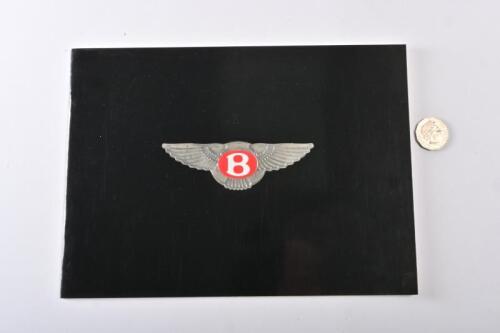 1988 BENTLEY: 8, Mulsanne S, Turbo R & Continental brochure.