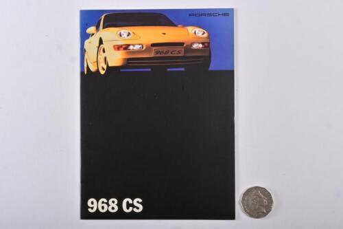 PORSCHE: 1992 Porsche 968 CS. Rare Australian issued specs inc.