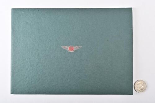 BENTLEY: 1995 Bentley prestige brochure.