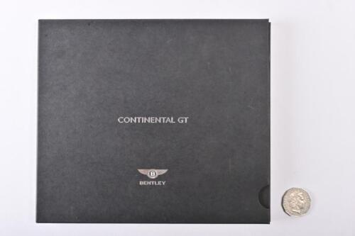 2003 BENTLEY CONTINENTAL: prestige brochure in stiff card slipcase.
