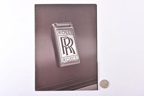 1995 Rolls Royce Silver Spur & Silver Spirit brochure.