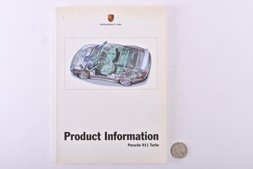 PORSCHE: 1998 Porsche 911 996 Turbo product information booklet.