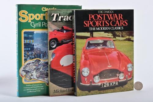 SPORTS CARS: Three hardback books on sports cars.