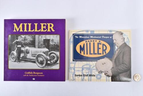 MILLER: Two books relating to Harry A. Miller and his racing cars.