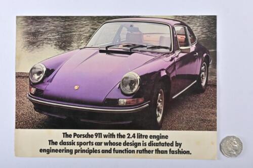1972 PORSCHE: 911 brochure.