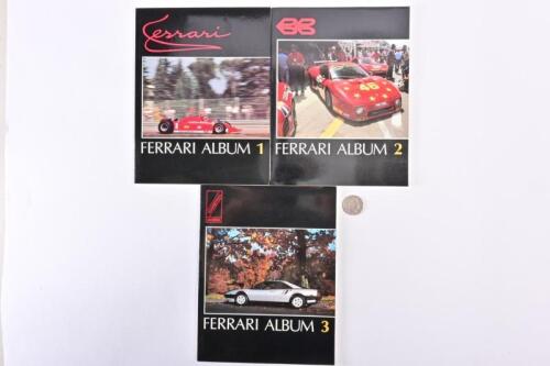 FERRARI: Three editions of "Ferrari Album", 1,2 & 3 by Thompson.
