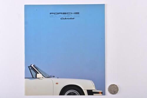 1982 PORSCHE: 911SC Cabriolet brochure.