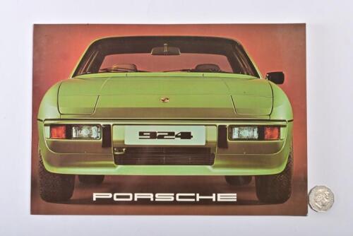 1977 PORSCHE: 924 prestige brochure.