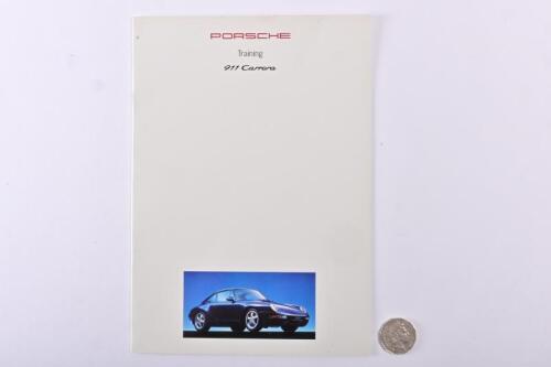 1993 PORSCHE: 993 911 Carrera product information booklet.