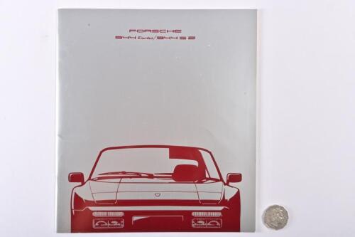 1990 PORSCHE: 944 turbo & 944 S2 prestige brochure.
