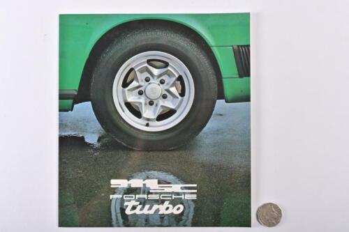 1978 PORSCHE: 911SC turbo prestige brochure.