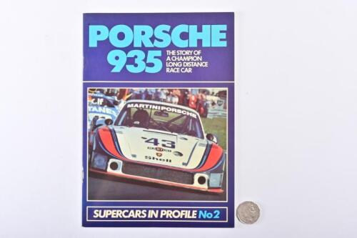 PORSCHE 935: Supercars in profile #2, 1984 softback book.