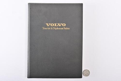 VOLVO: Tourist & Diplomat Sales padded folder.