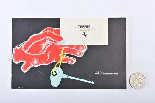 1956 FERRARI: 410 superamerica brochure