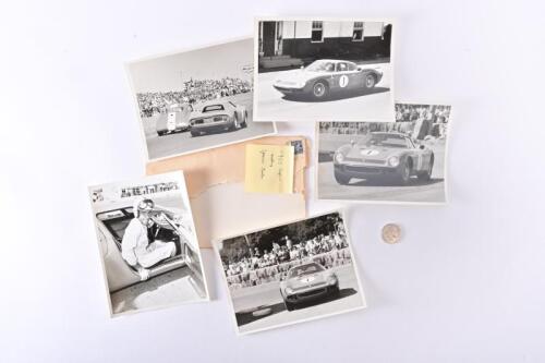 FERRARI: Circa 1965 Ferrari 250 LM "6321" 5 b&w photos in Australia. Spencer Martin David Mckay.