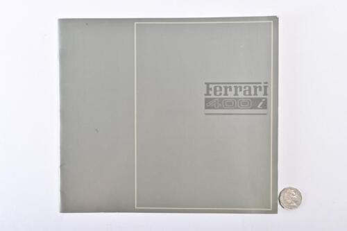 1983 FERRARI: 400i prestige brochure.
