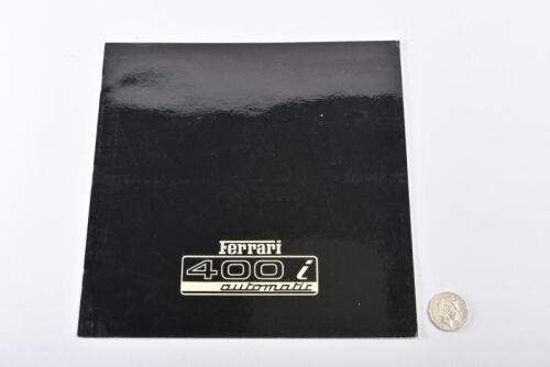 1981 FERRARI: 400i automatic prestige brochure.