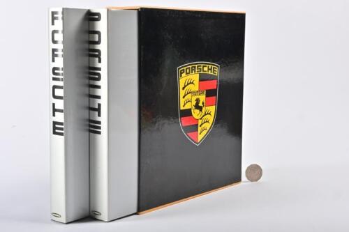 PORSCHE: Two volume "Catalogue Raisonne, 1947 - 1987" in slipcase by Pasini.