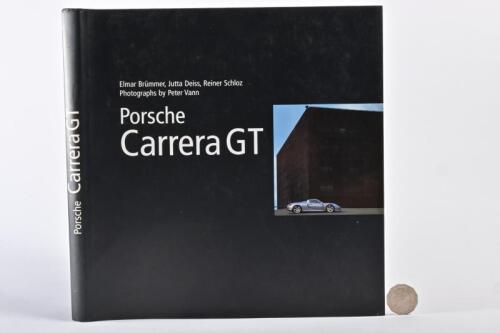 PORSCHE: "Porsche Carrera GT" hardback book.