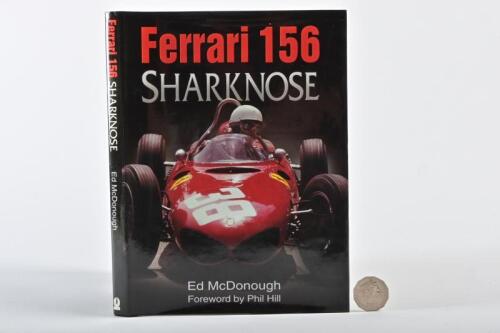 FERRARI: A hardcover book, "Ferrari 156 Sharknose", by McDonough. Published 2001.