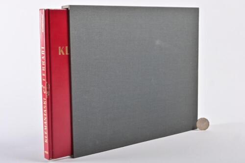 FERRARI: "Klemantaski & Ferrari" by Klemantaski, signed, leather bound limited edition, 81/200 in slipcase.
