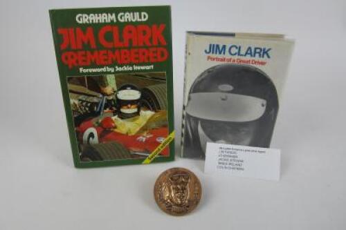 JIM CLARK: Three Jim Clark related items (signed)&nbsp;&nbsp;&nbsp;