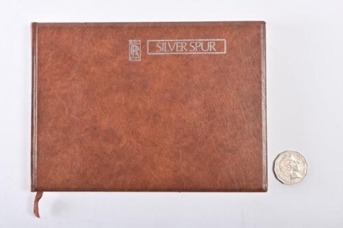 1980 ROLLS-ROYCE: A Silver Spur Hardback Owner's Handbook.