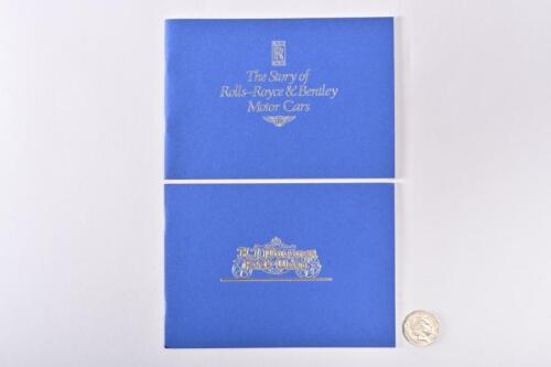 CIRCA 1985 ROLLS-ROYCE: : Two brochures, a history brochure and H.J. Mulliner Park Ward brochure.