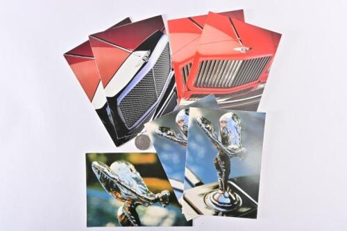 ROLLS-ROYCE/BENTLEY: Seven 1986 Rolls Royce & Bentley: greeting cards, blank.