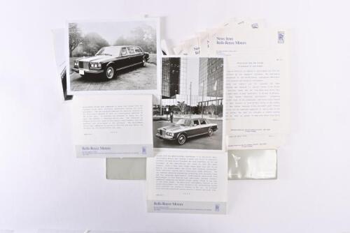 1985 ROLLS-ROYCE/BENTLEY: A Rolls Royce & Bentley Press Kit Mulsanne, Corniche, Silver Spur, Silver Spirit & Limousine.