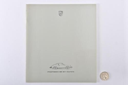 PORSCHE: 1986 Porsche 911 Carrera prestige brochure.