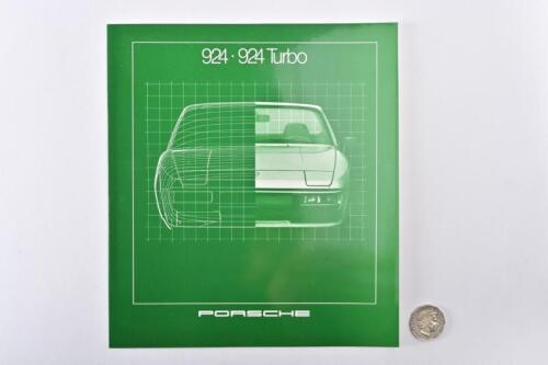 PORSCHE: 1981 Porsche 924, 924 Turbo prestige brochure.