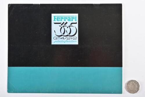FERRARI: 1972 365 GT4 2+2 brochure
