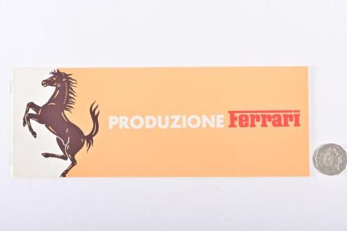 FERRARI: 1977 Production brochure, all models shown, 208, 308, BB 512, 400.