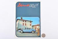FERRARI: 1974 Dino 308 GT4 glossy fold out brochure.