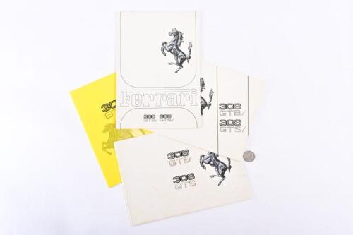 FERRARI: Four circa 1970's/80's 308 GTB/GTS brochures
