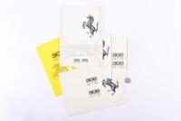 FERRARI: Four circa 1970's/80's 308 GTB/GTS brochures