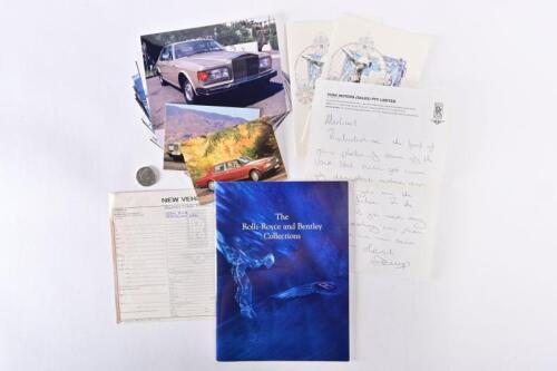 ROLLS-ROYCE: A collection of ROLLS-ROYCE items circa 1980s.