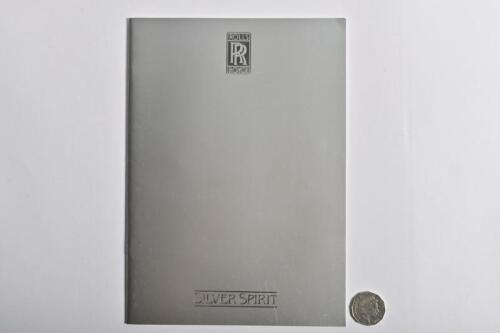 1982 ROLLS-ROYCE: A Silver Spirit & Bentley Mulsanne brochure.