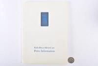 ROLLS-ROYCE/BENTLEY: 1993 Press Kit for Australian market