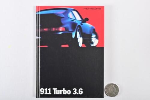 PORSCHE: 964 911 Turbo 3.6 hardback brochure.