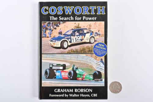 COSWORTH: Hardback book, "Cosworth the Search for Power", by Robson